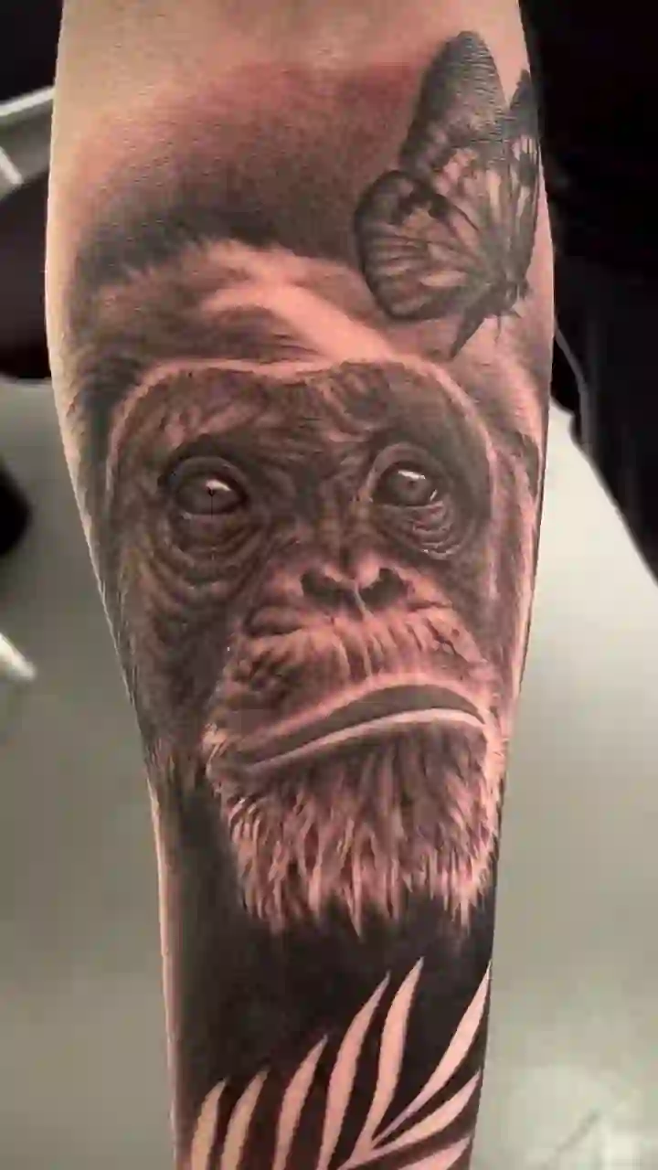 Tatuaje de mono